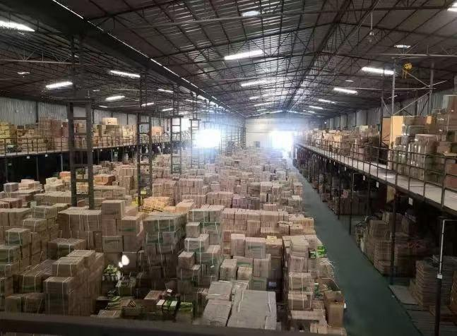 Warehouse aisle